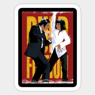 Pulp Fiction Dance Sticker